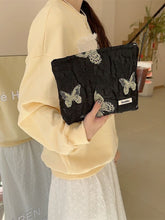 Butterfly Print Tote Bag / Shopping Bag / Pouch